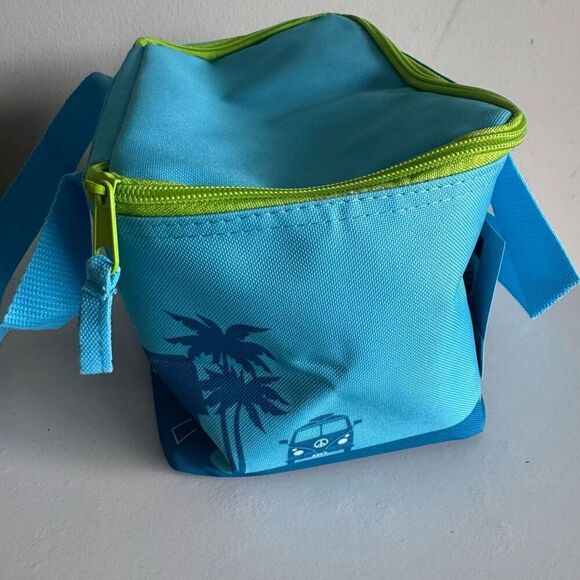 Trader Joe’s Bag Blue Mini Insulated Tote Bag NEW - Picture 5 of 6